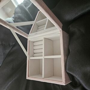 Pink Velvet Jewelry Box